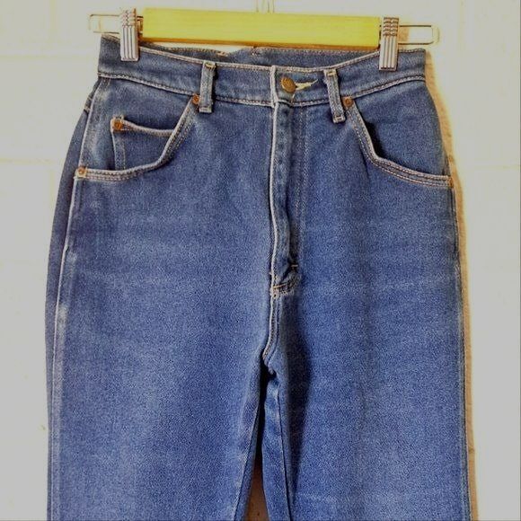 High Waist LEE Vintage Blue Jeans - Picture 3 of 6